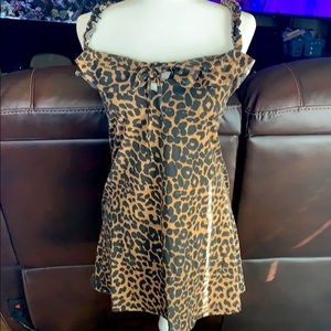 Leopard print dress